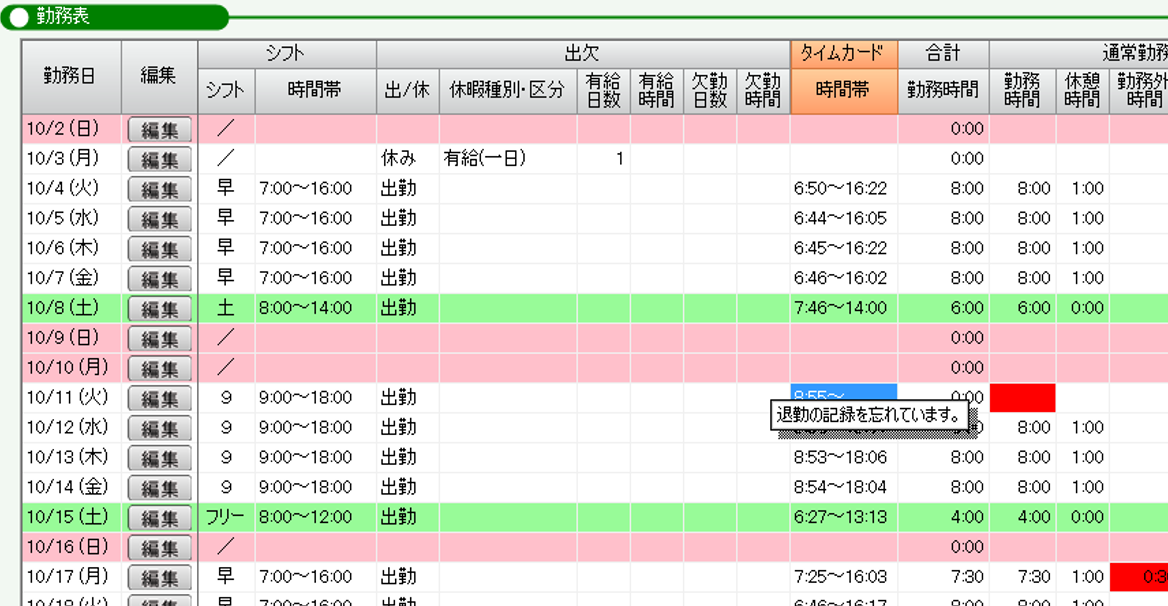 チェック機能で、欠けている情報が一目瞭然！